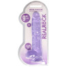 Real Rock Crystal Gode Crystal Clear 19 x 4.5cm Violet